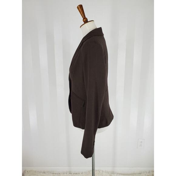 NEW YORK & CO Women's Brown Blazer Sz 6 - Picture 3 of 11
